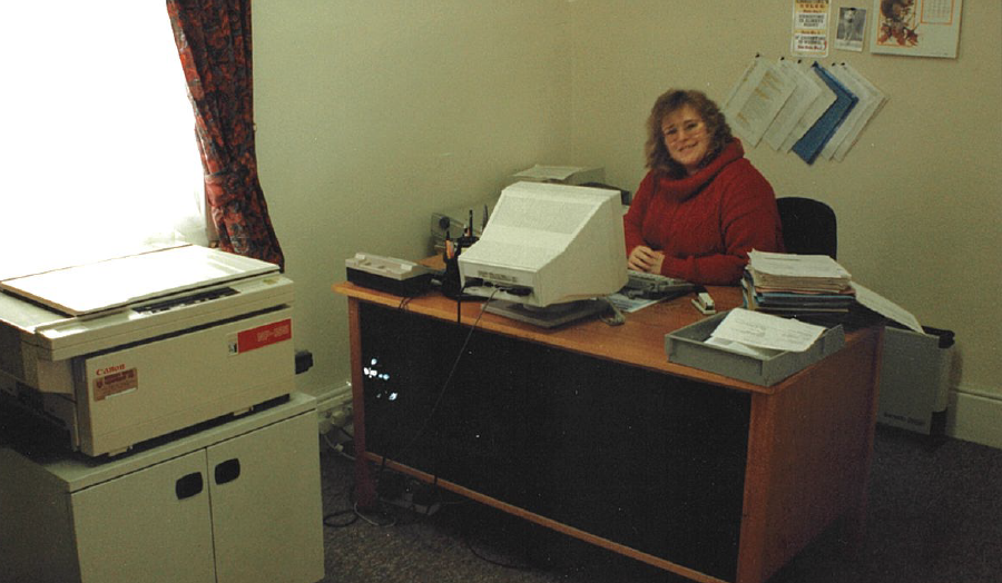 Christine Ronan at Daines Kapp in 1994